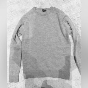 Men's Gray saks fifth Ave crewneck Sweater